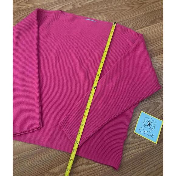 CeCe Pink Boat Neck Sweater Size XS - Picture 3 of 7